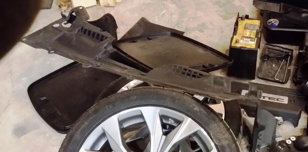 Remove Wheels, Undertray, and Fender Liner