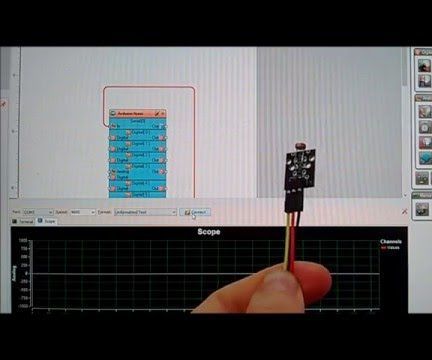 Arduino Nano: Using Passive Photo Resistor Sensor With Visuino