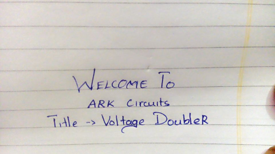 Voltage doubler