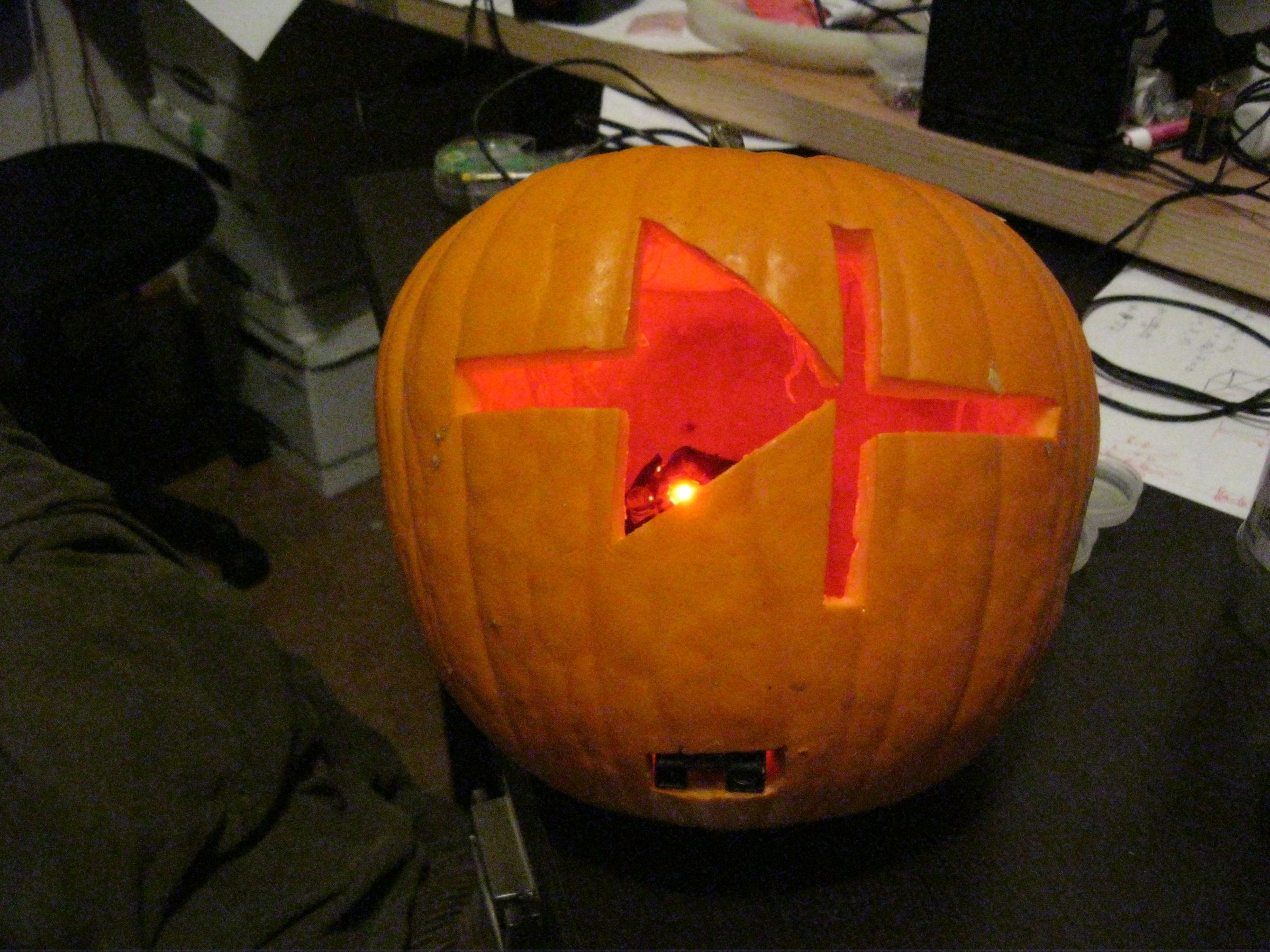 Proximity Sensing Pumpkin Carving