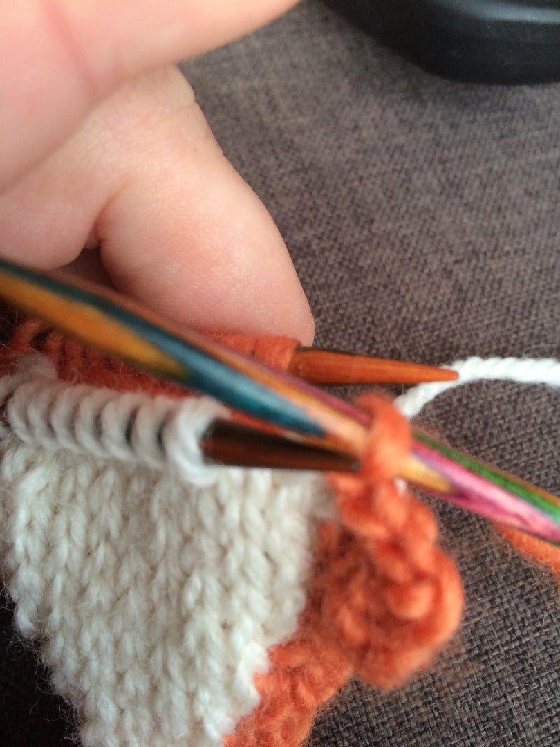 Making the Ears - Knitting in the Round