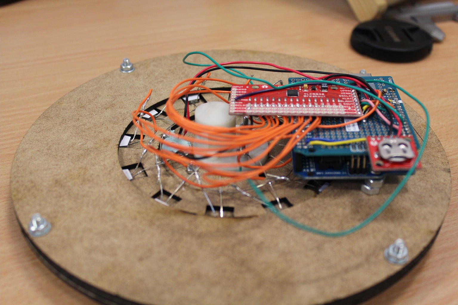 Arduino LED Backlight Clock With Pulsing Minute Hand : 7 Steps (with ...