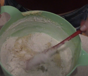 Combine Wet & Dry Ingredients