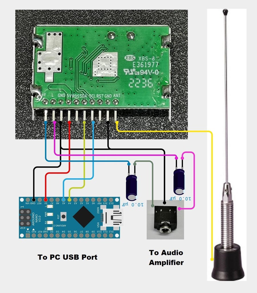 Simple TEF6686 Arduino + PC AM-FM Radio Receiver : 4 Steps - Instructables