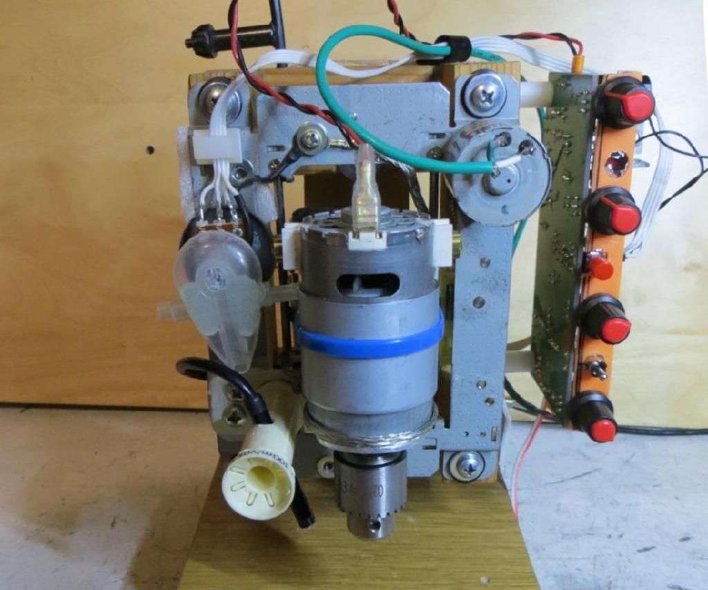 Ridiculously Complicated Auto-feeding Mini-Press-Drill for PCBs and Crafts