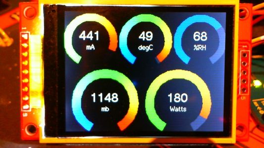 Arduino Analogue 'ring' Meter on Colour TFT Display : 4 Steps ...