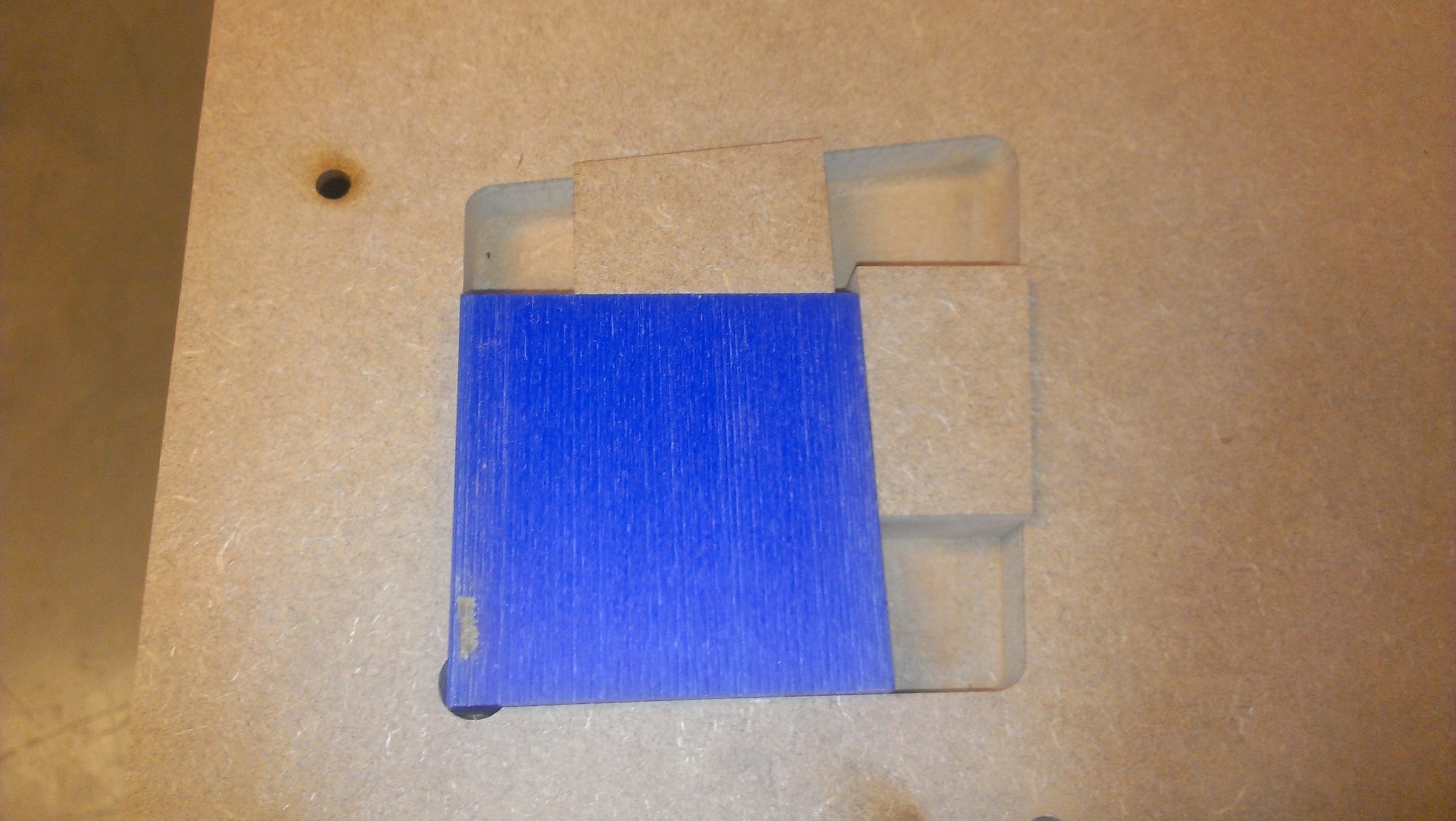 ShopBot CNC Hold-down Jig  With Repeatable Registration