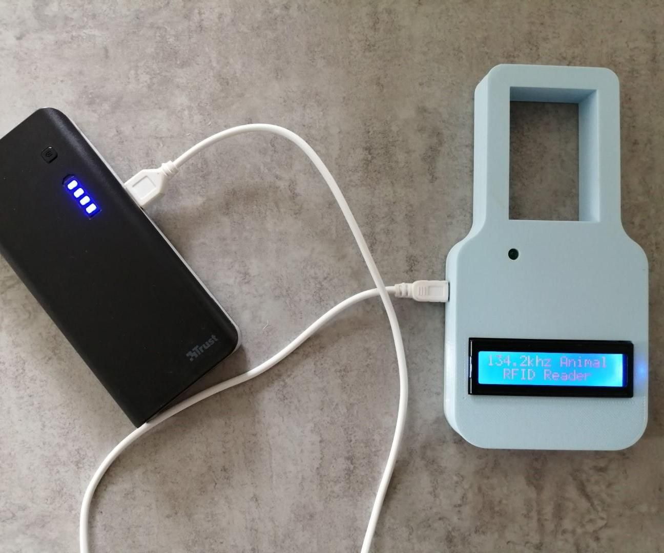 Animal Micro Chip Scanner RFID Reader Arduino