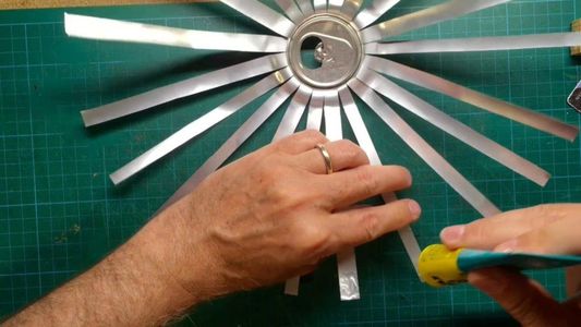 Combine the Strips With Contact Adhesive