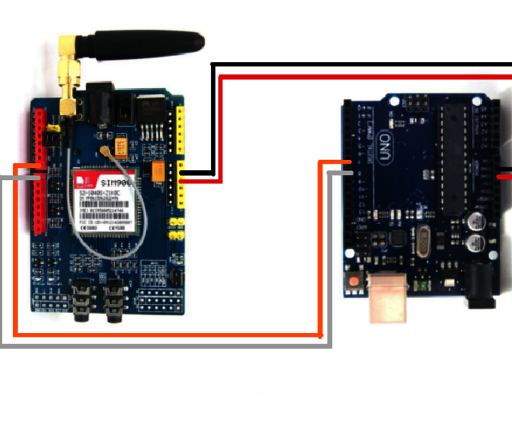 SIM900 GSM GPRS SHIELD CON ARDUINO UNO