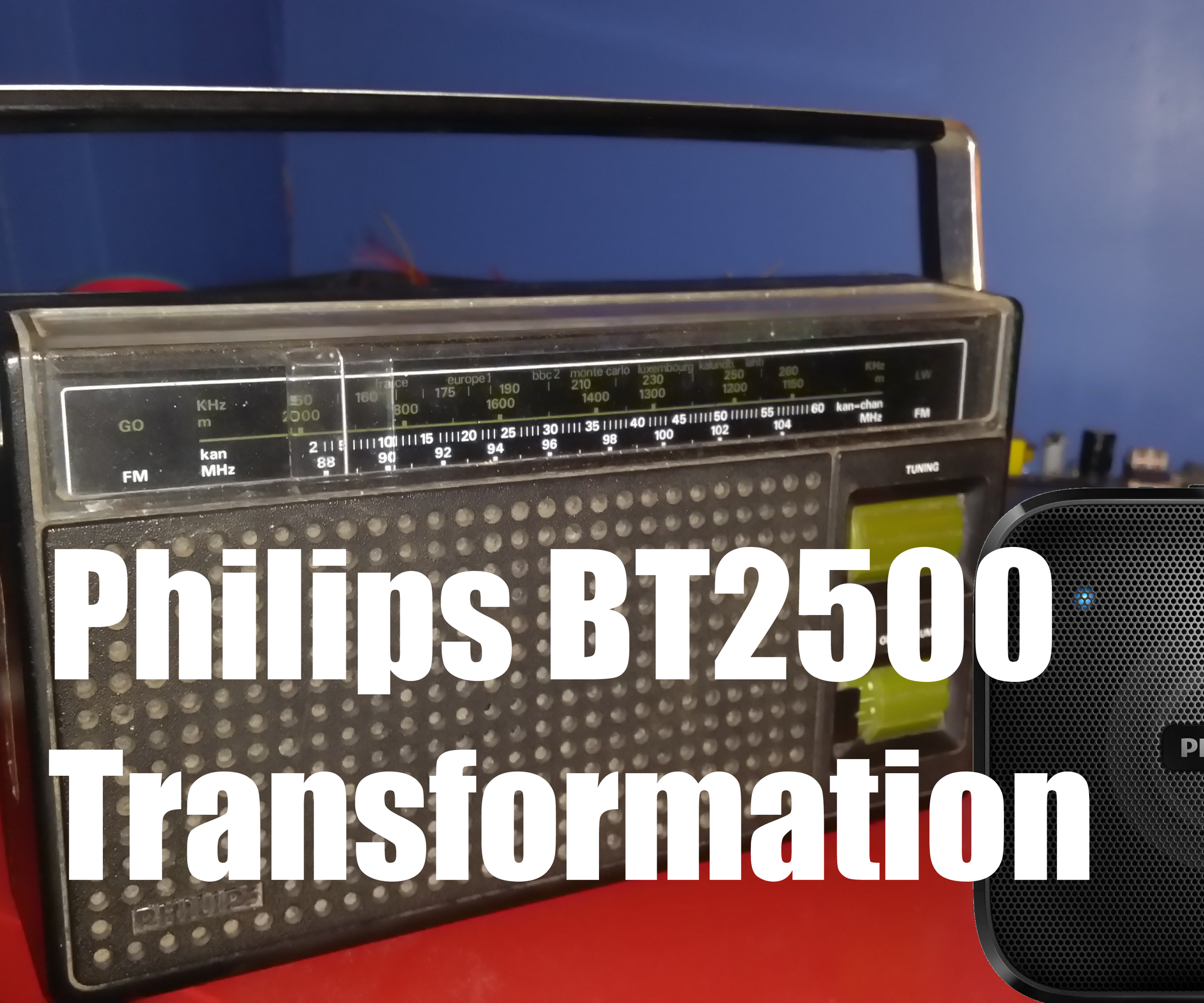 Phillips Bluetooth Speaker Transformation