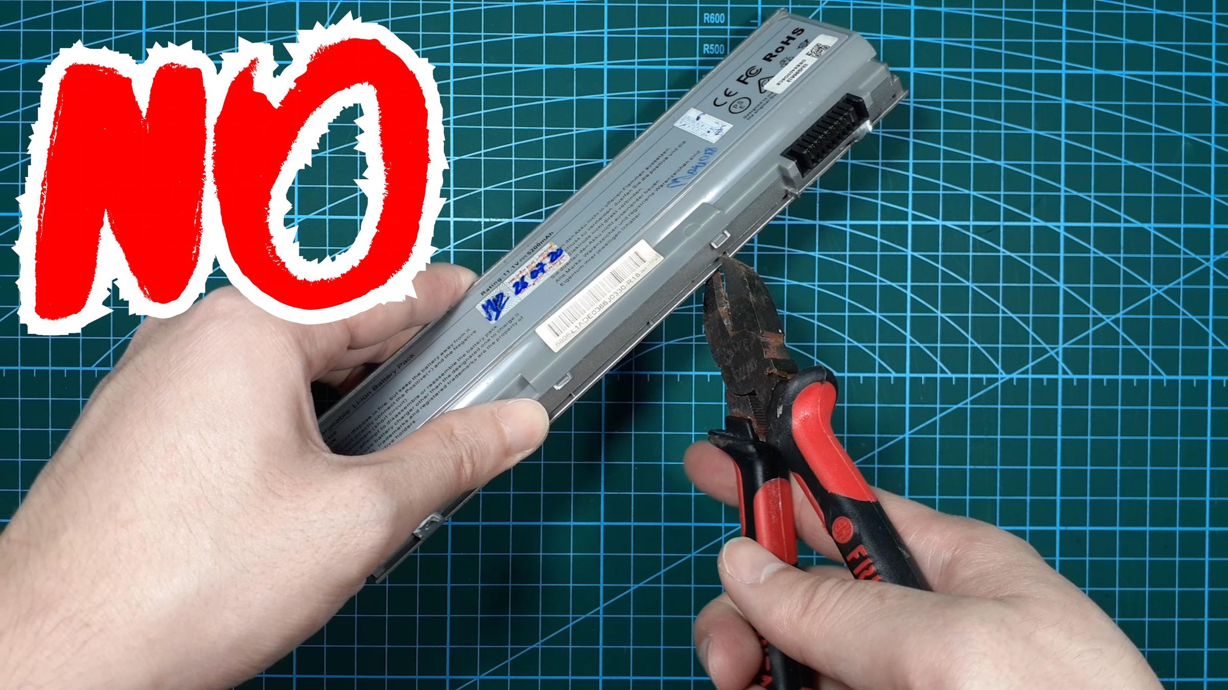 How to Open Laptop Battery and Get 18650 Without Any TOOLS Instructables