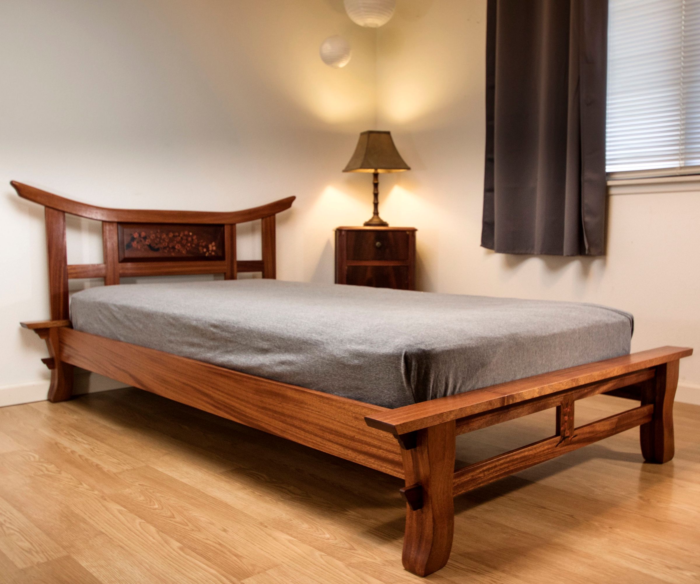 Cherry Blossom Inlay Bed