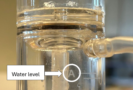 Adding Water to the Electrolyzer