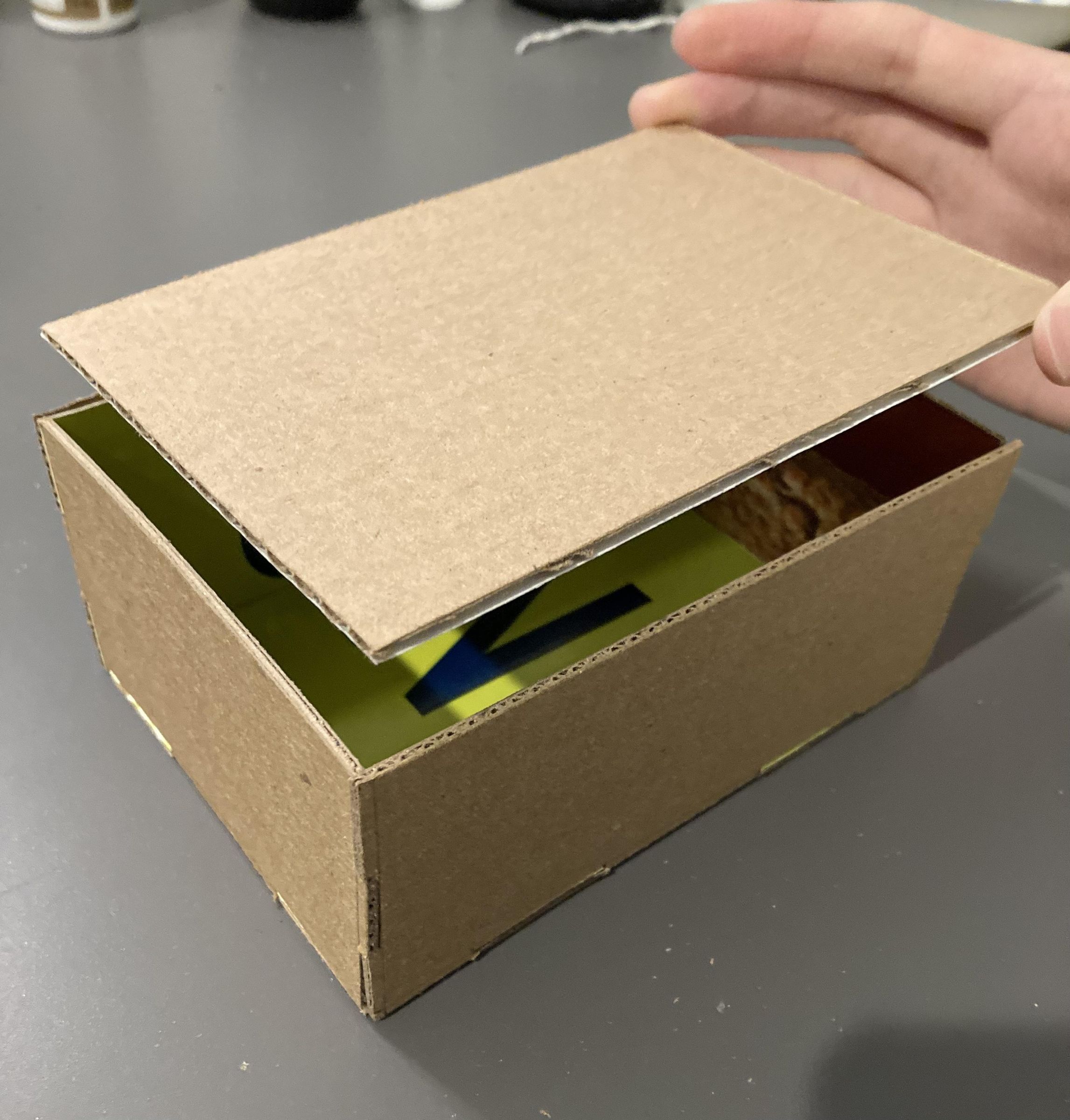 Cardboard Record Player Puzzle Box 10 Steps (with Pictures