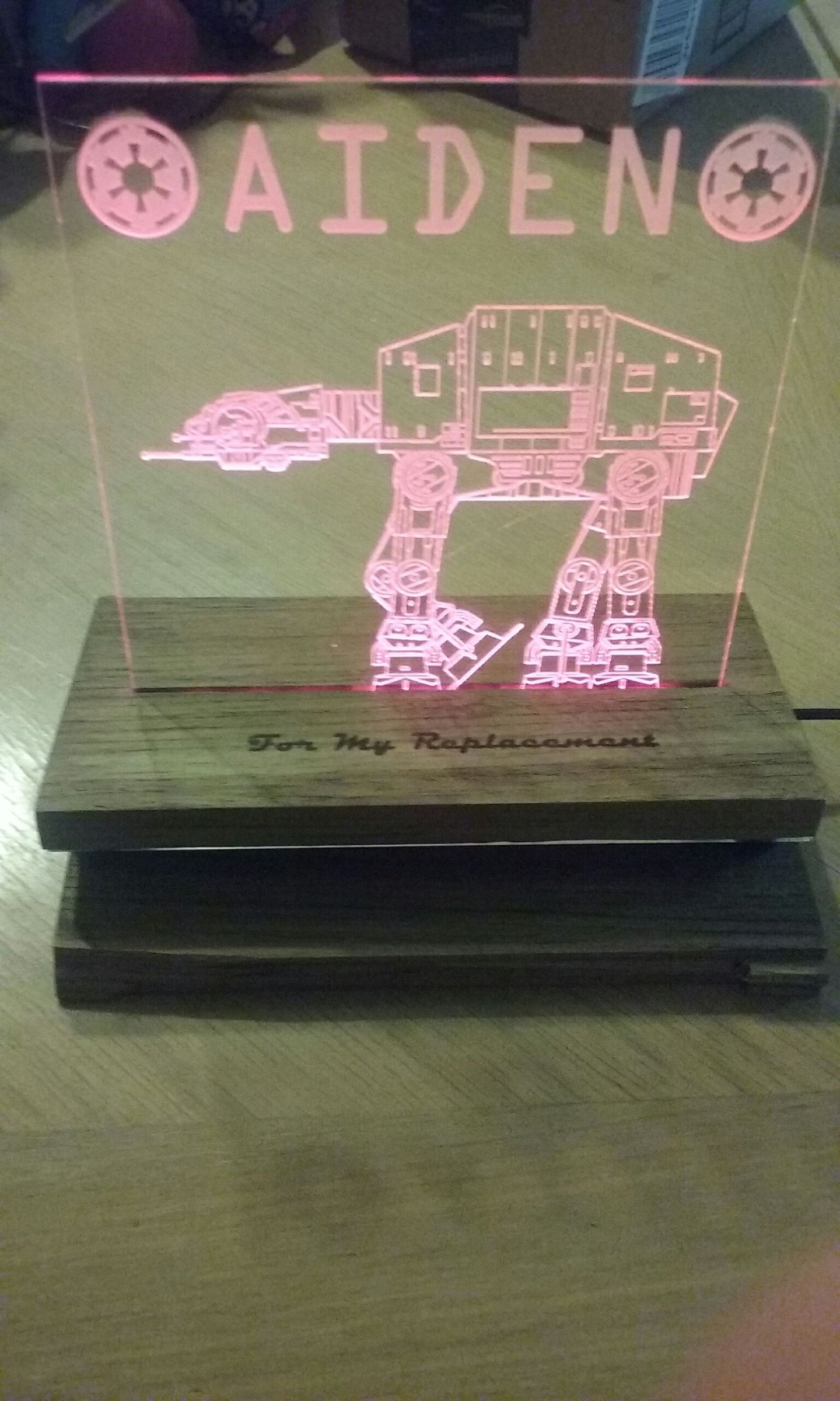 Starwars LED Nameplate