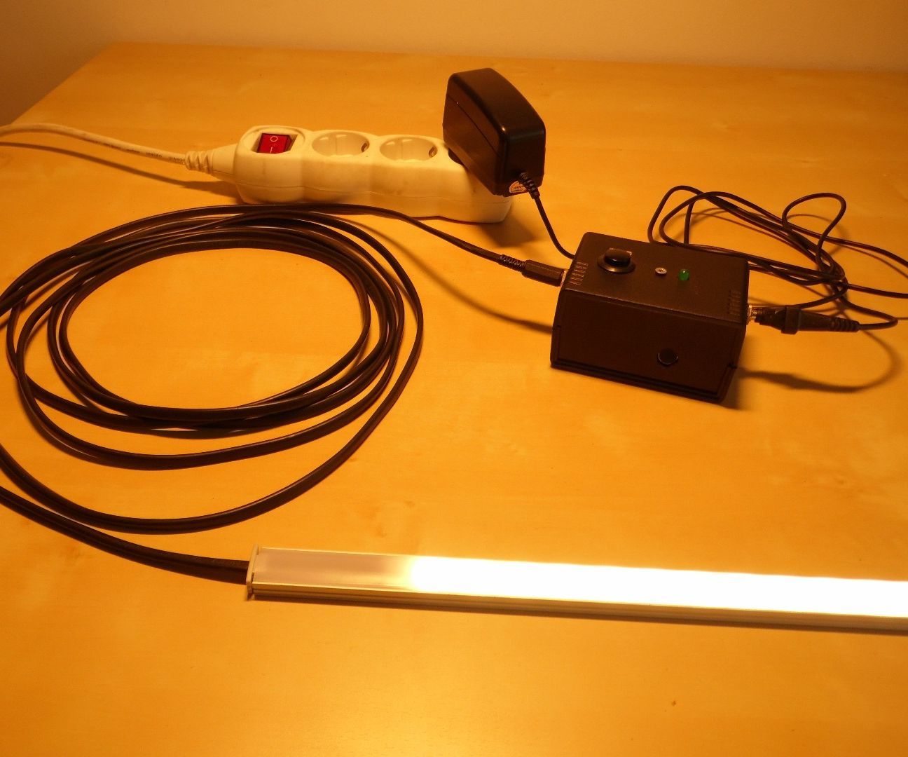 Clap activated LED strip