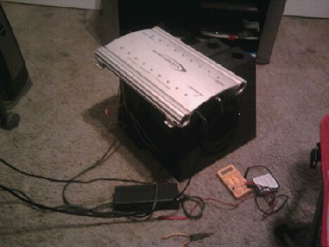 DIY Home Stereo With a Car Amplifier.