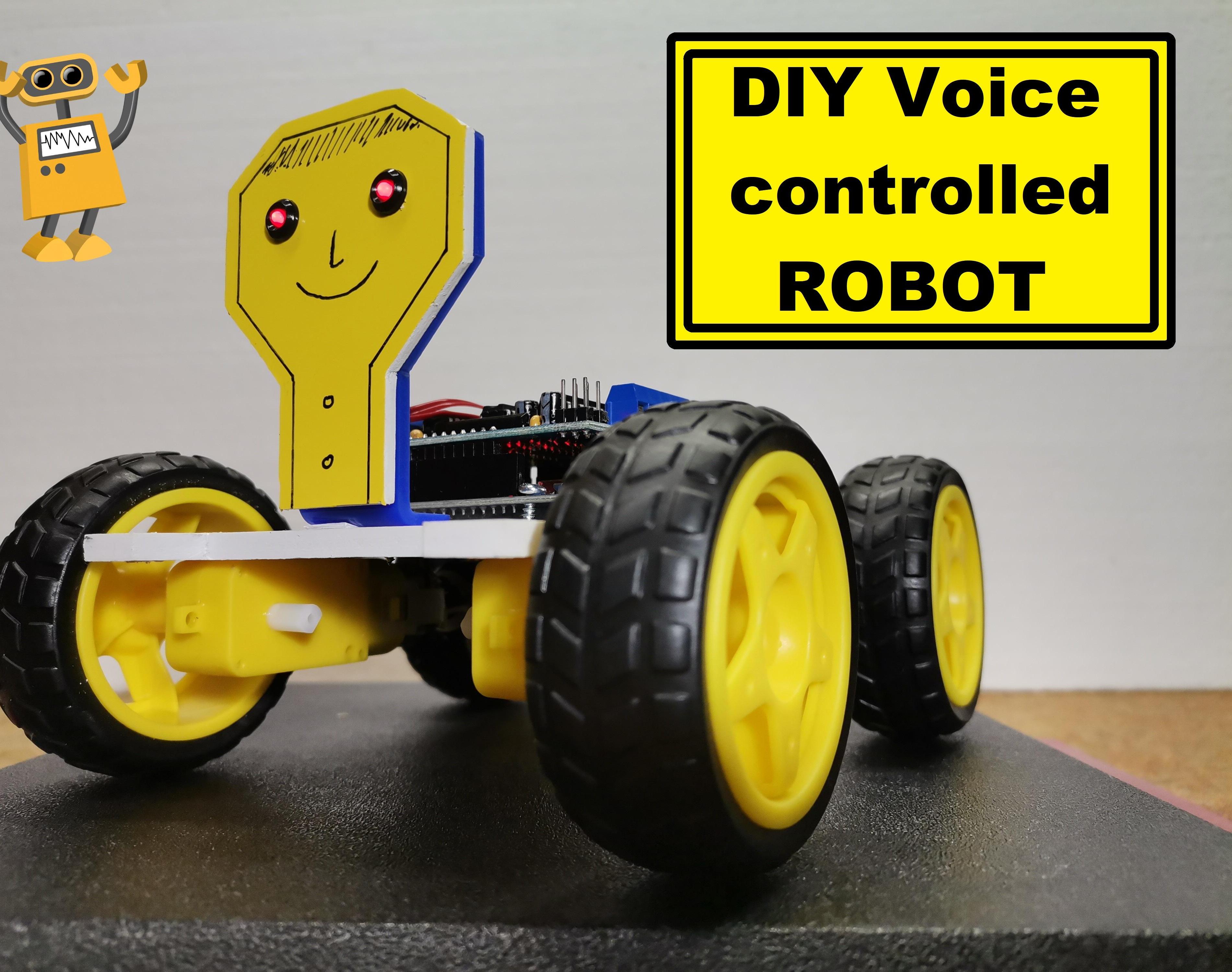 DIY Arduino Voice Controlled Robot