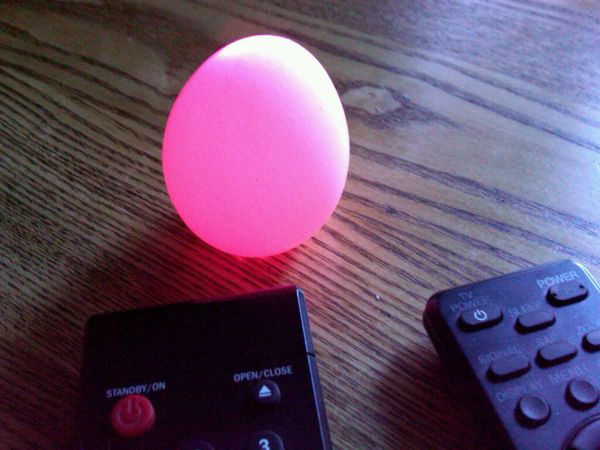 This Remote Control Easter Egg Has 16,581,375 Colors.
