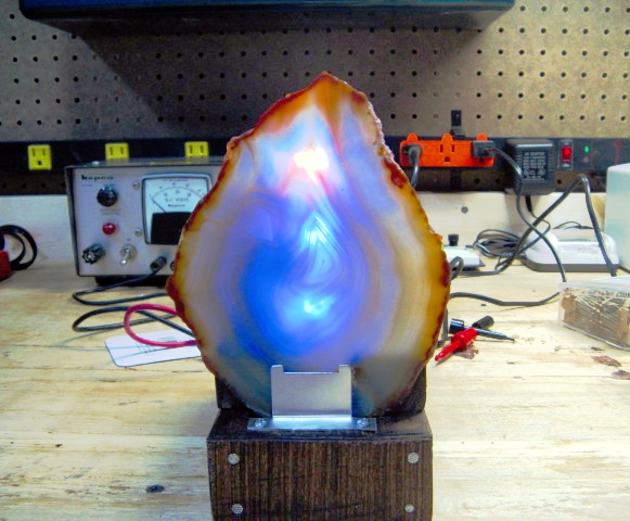 Color-Shifting Crystal Lamp