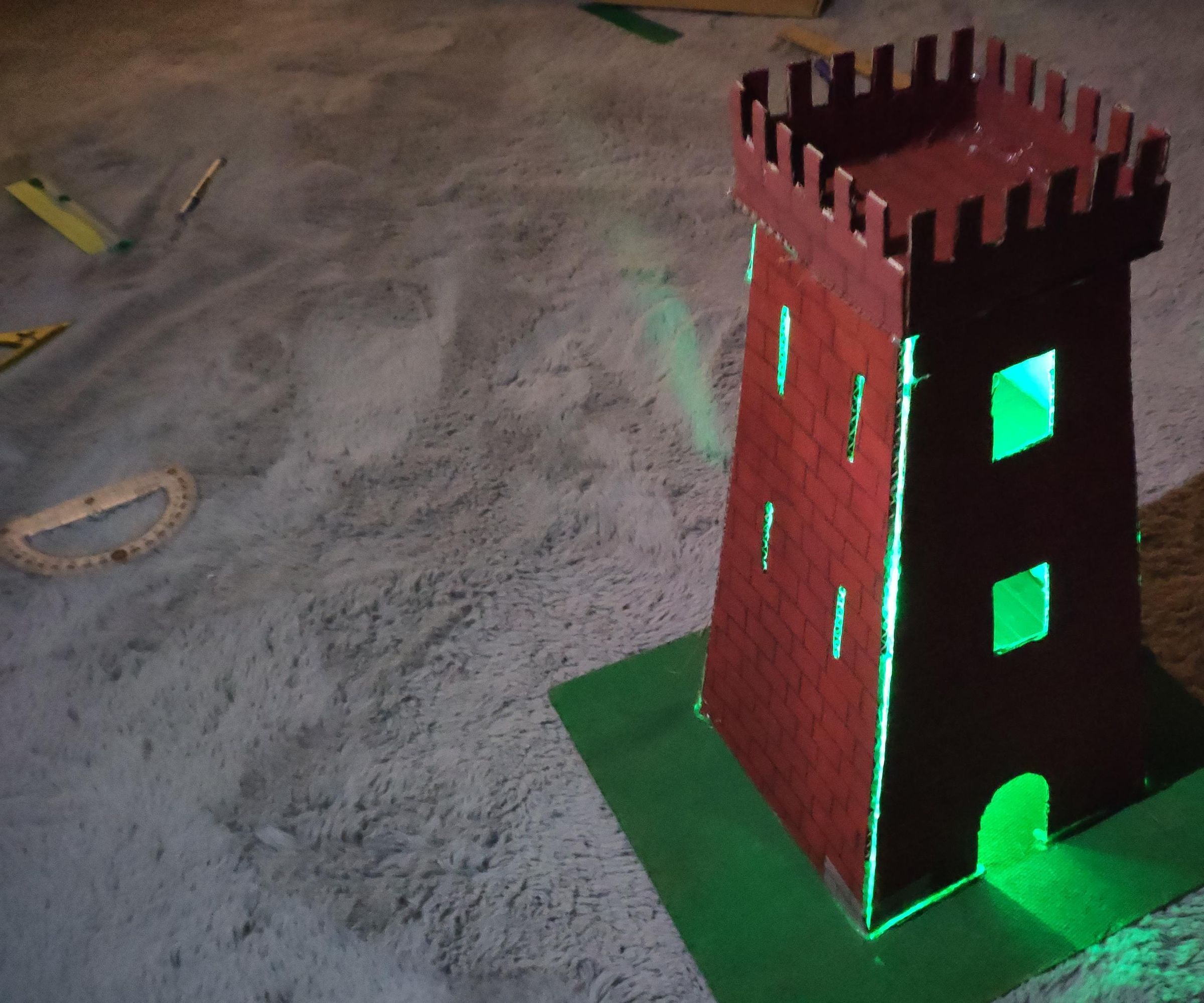 How to Make a Cardboard Castle Tower