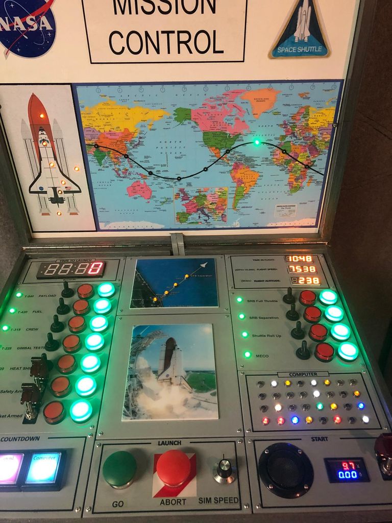 Nasa Mission Control Panel