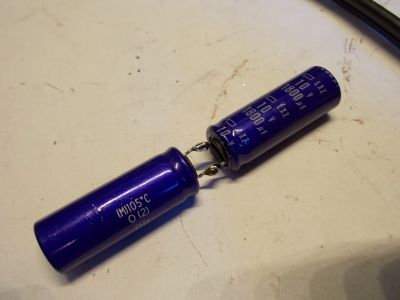 Add a Capacitor for a Fade Out Effect When Turned Off (Optional)
