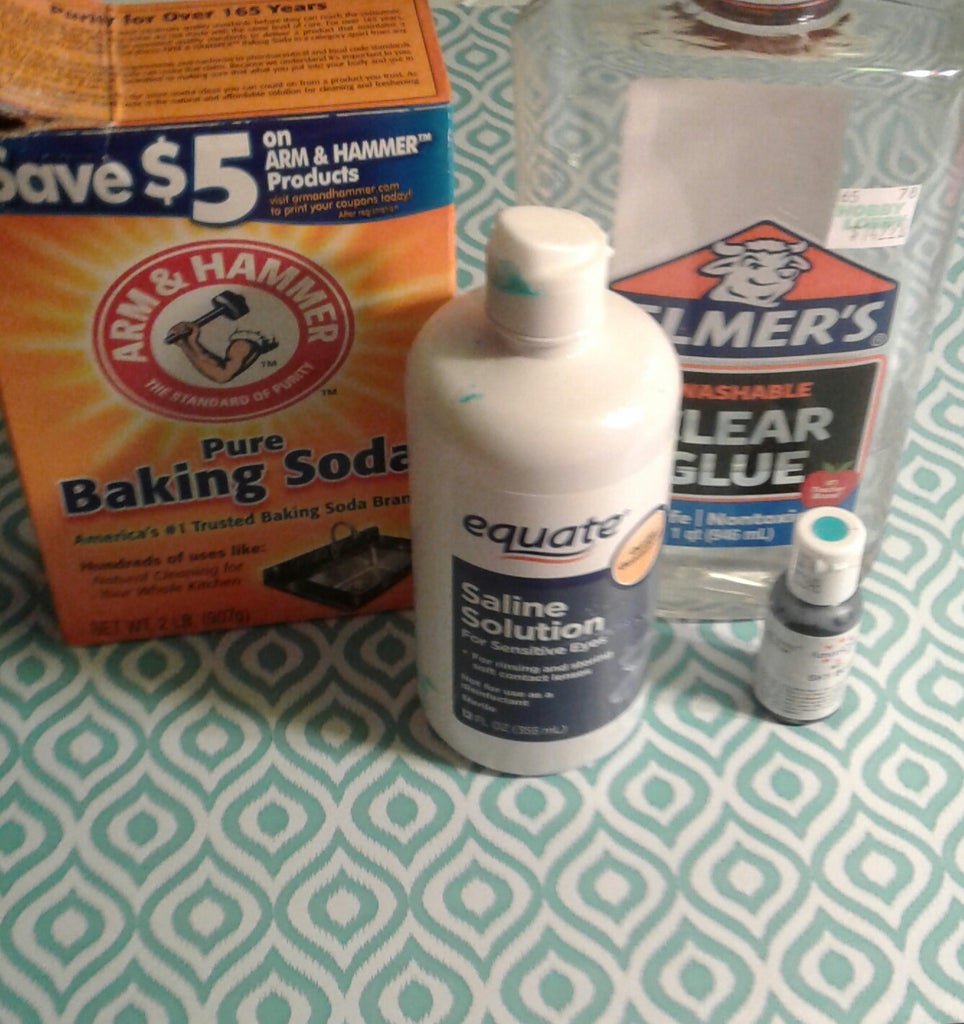 How to Make Slime! (Saline & Baking Soda Activator) : 4 Steps