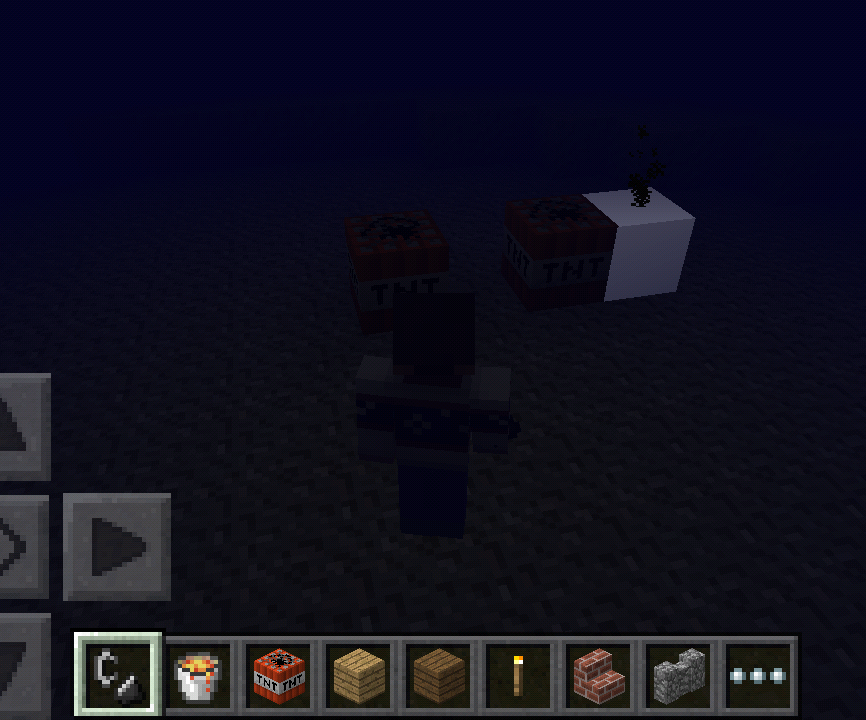 How to Make TNT Look Blue in Minecraft???