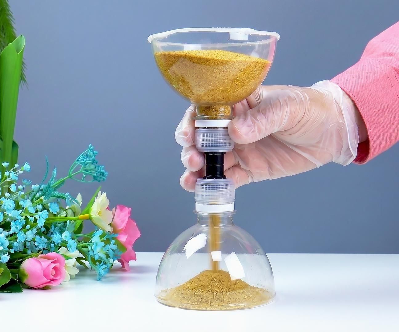 How to Make a Homemade 20 Minute Sand Timer Using Plastic Bottles ⌛