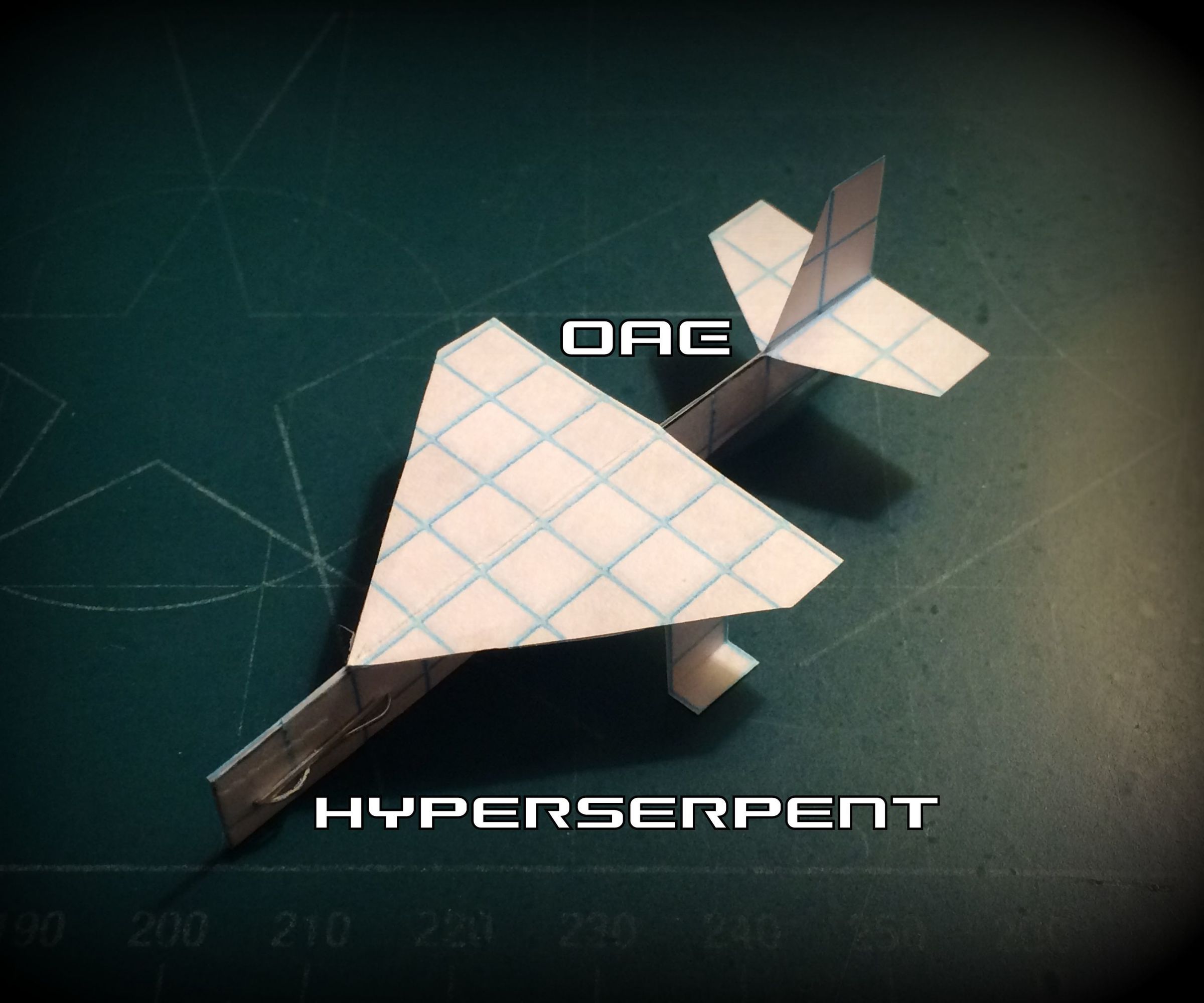 How to Make the HyperSerpent Paper Airplane