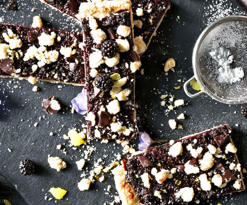 Blackberry Pie Bars