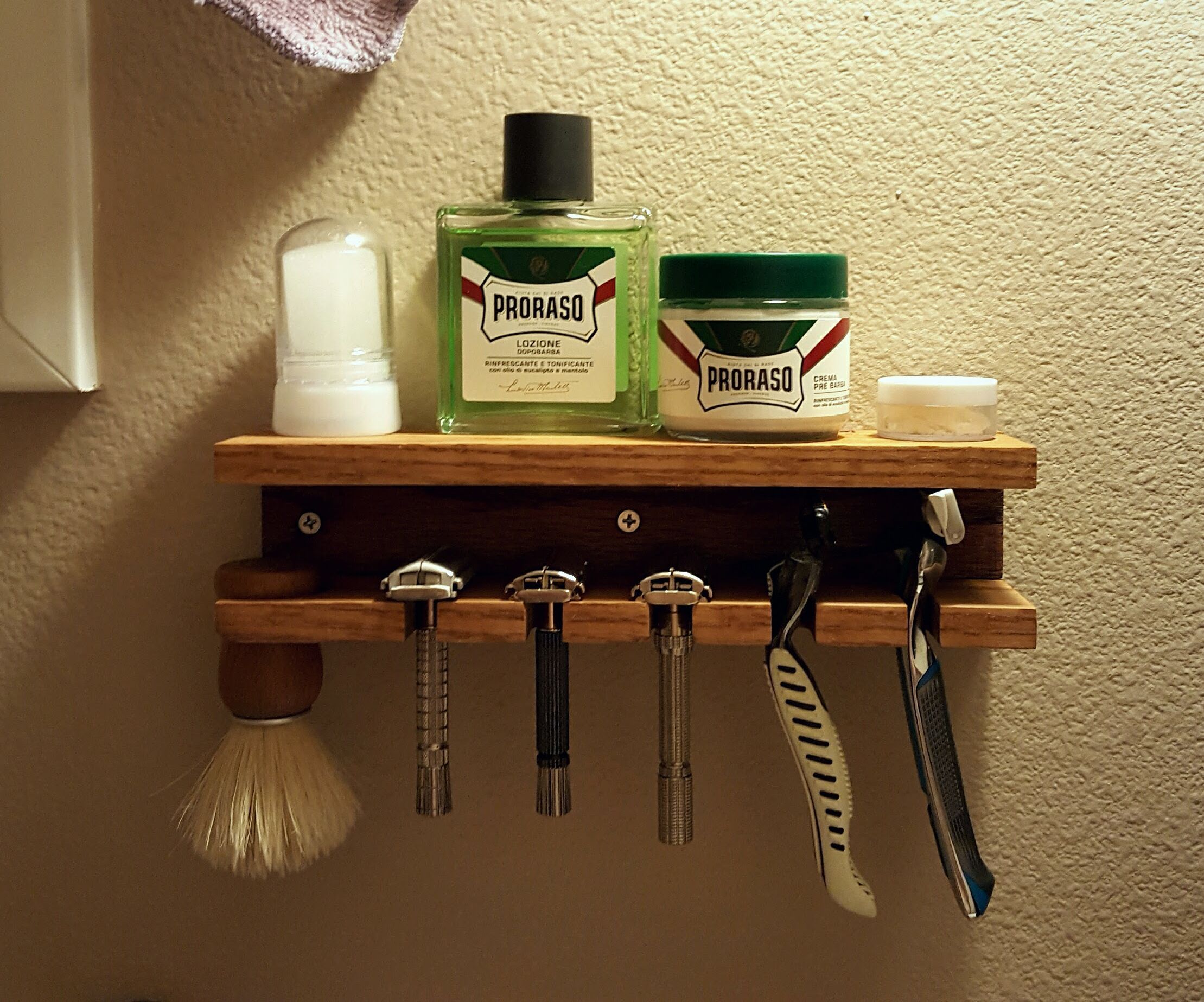 Shaving Kit Shelf