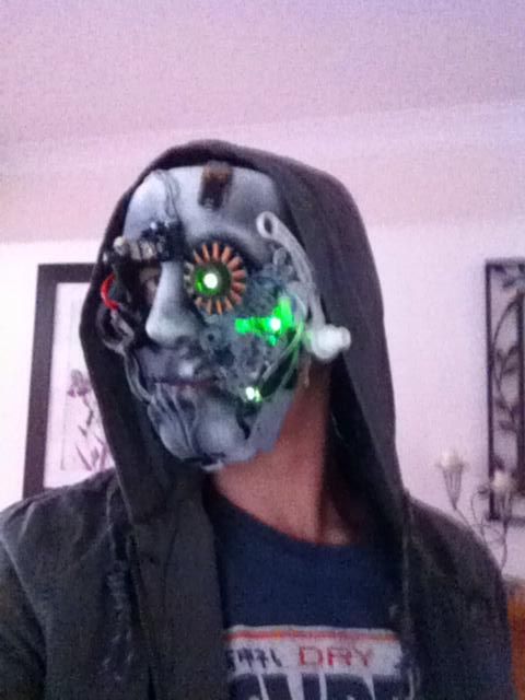 Make a Cyborg Mask : 7 Steps (with Pictures) - Instructables