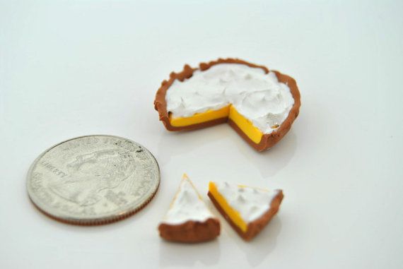 Miniature Clay Lemon Meringue Pie