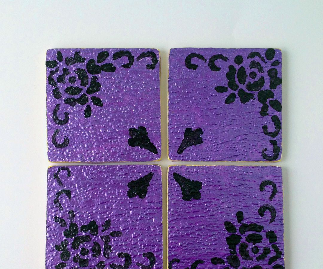 Make These Pretty Coasters From Junk
