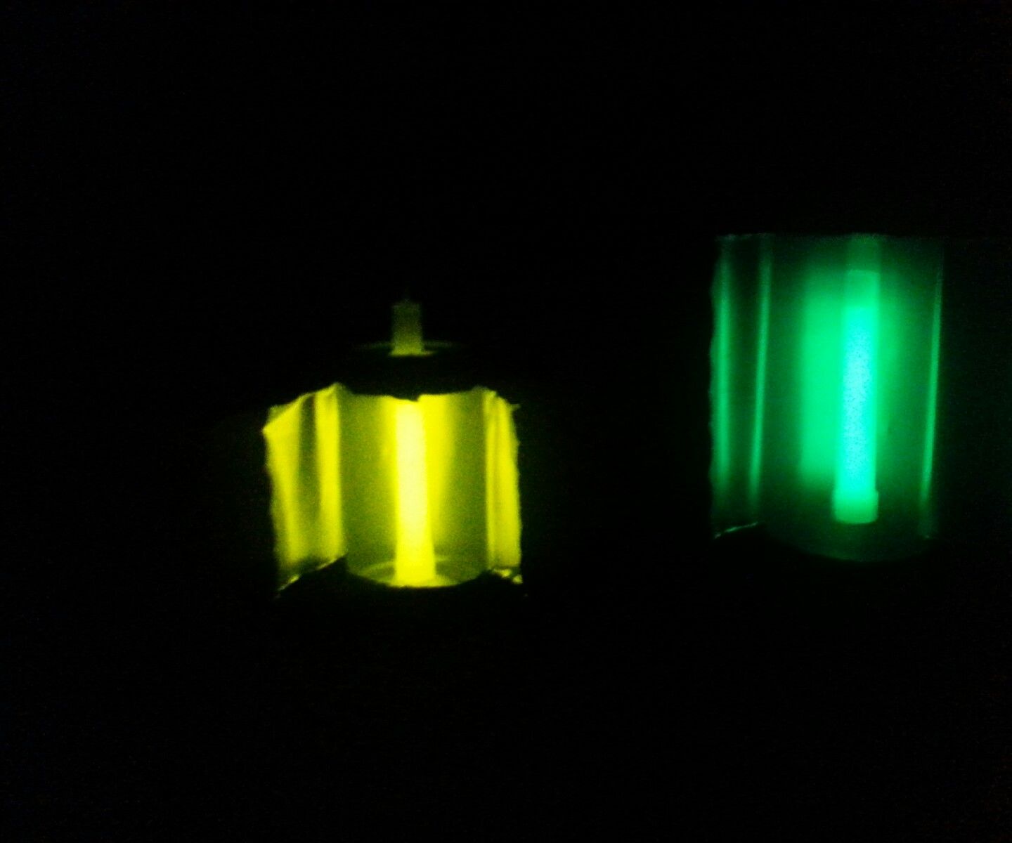 Soda/Beer Can Glow Stick Lantern