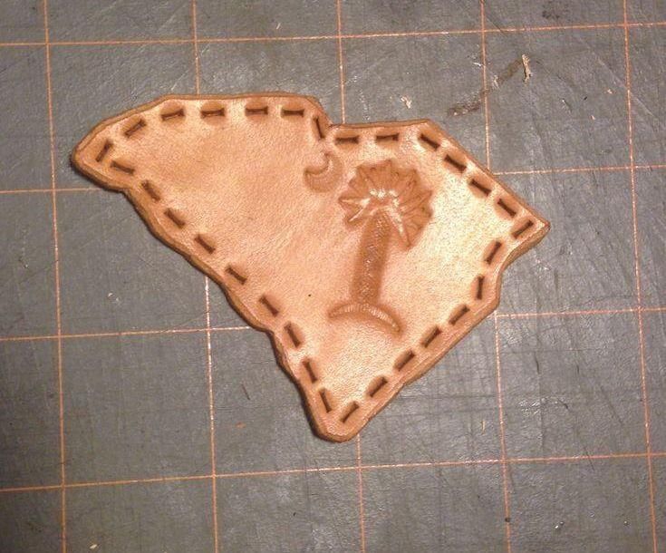 South Carolina Leather Patch