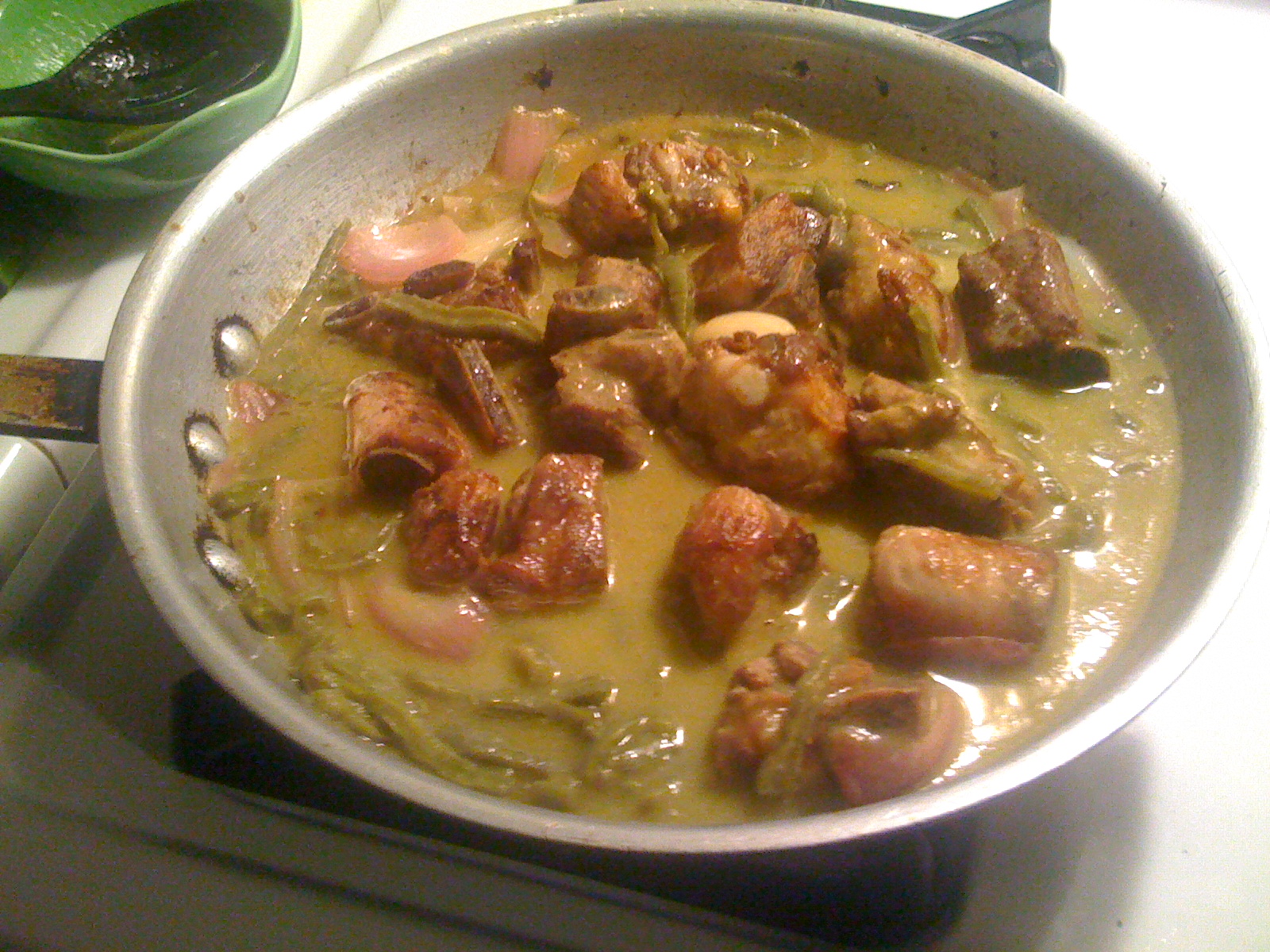 Pork Back Ribs in Green Sauce (Costillas De Puerco En Salsa Verde) 6