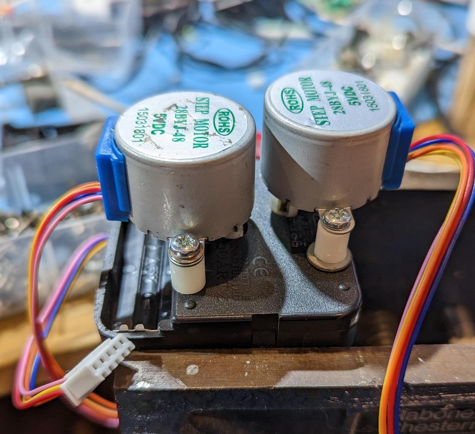 Convert a Quartz Clock Module to a Coaxial Stepper Motor 5 Steps