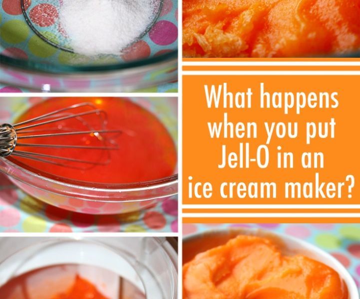 How to Make Jell-o Slush With an Ice Cream Maker