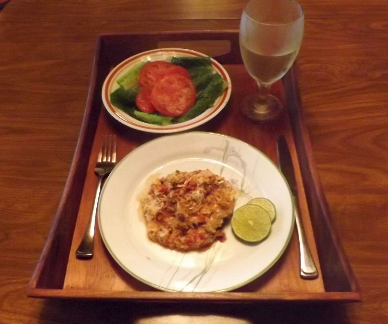PORTOBELLO MUSHROOMS STUFFED WITH CRABMEAT AND HAVARTI CHEESE WITH JALAPENOS