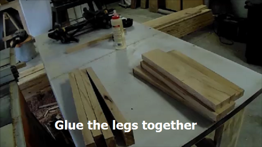 Step 4 : Glue Up the Legs