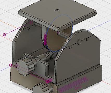 3D Printed Pan & Tilt Goniometer