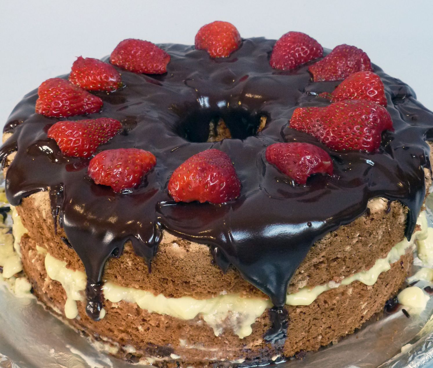 Devilish Angel Food Cake