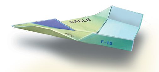 HOW TO MAKE F-15 EAGLE PAPER PLANE