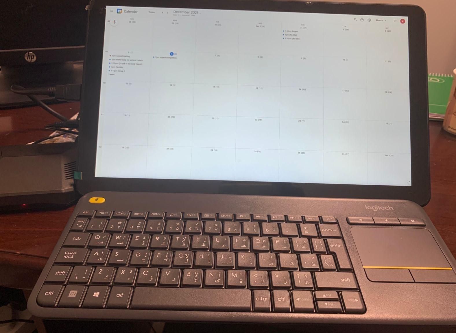 Raspberry Pi4 15.6inch IPS HDMI Touch Screen Google Calendar 9 Steps