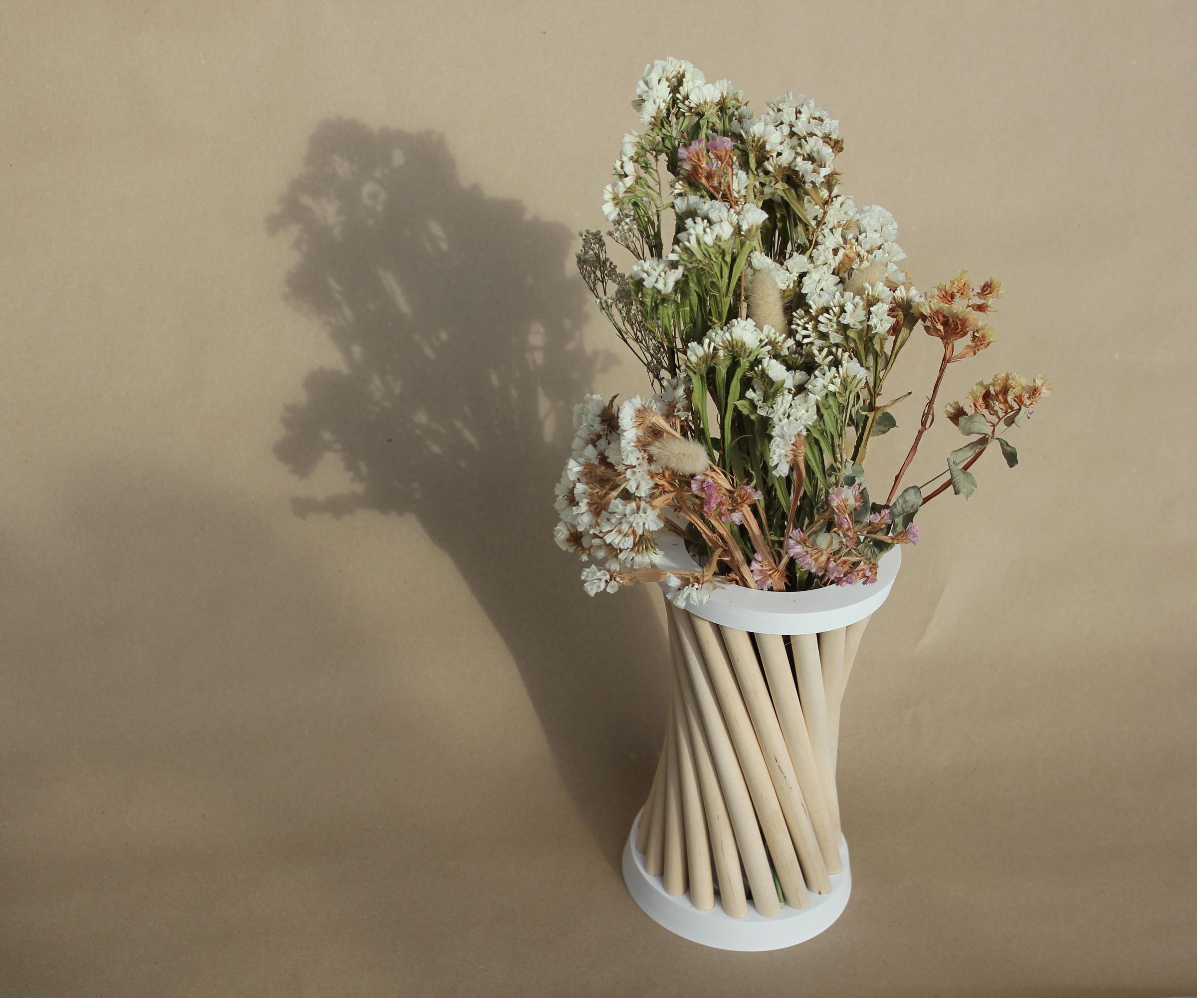 Modern Art Vase for Dried Flowers