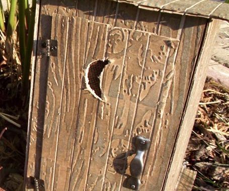 Outhouse Mini Album Holder & Home Decor